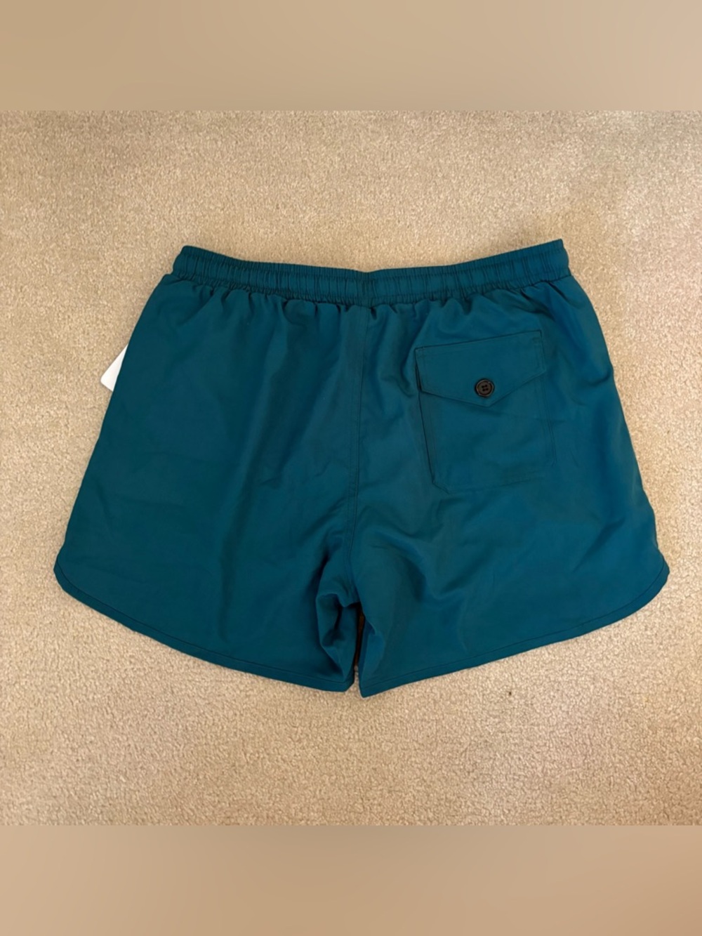 Kortni Jeane Teal Men’s Swim Shorts - Picture 4 of 4